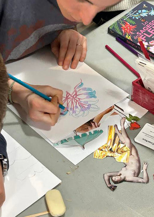 Atelier n°3 : Exploration aux crayons de couleurs (Malakoff, 92)