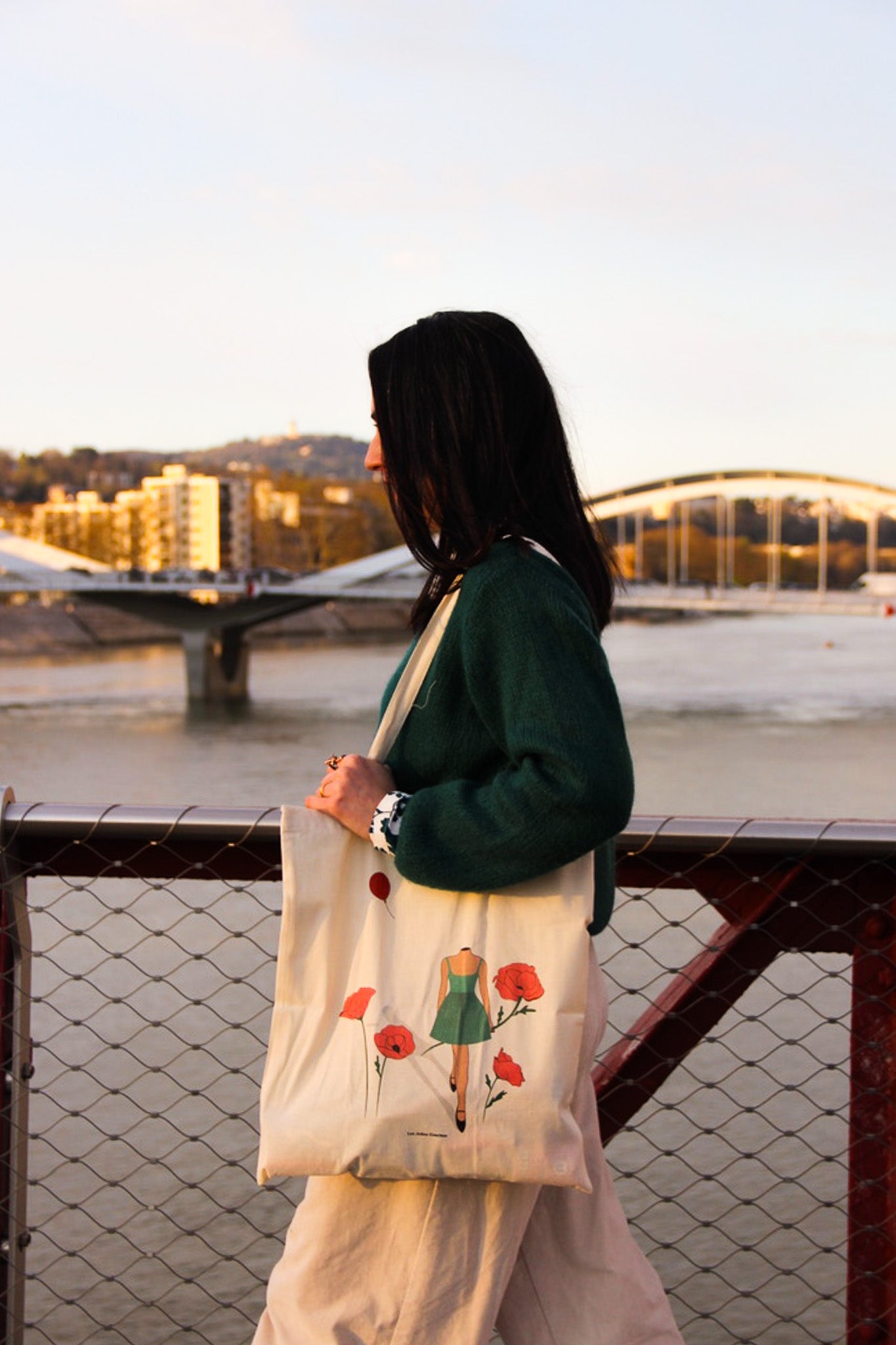 Le coquelicot (totebag 100% coton)