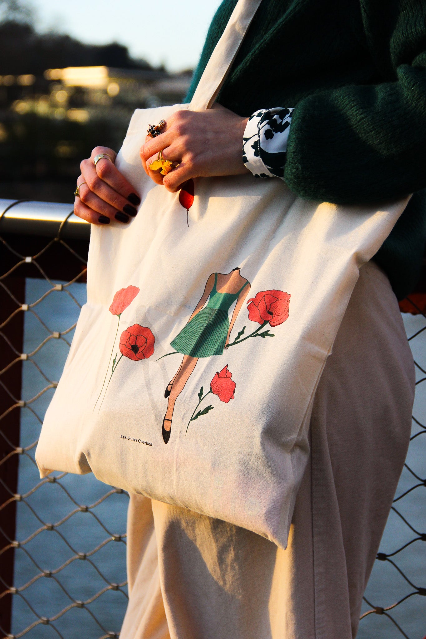 Le coquelicot (totebag 100% coton)