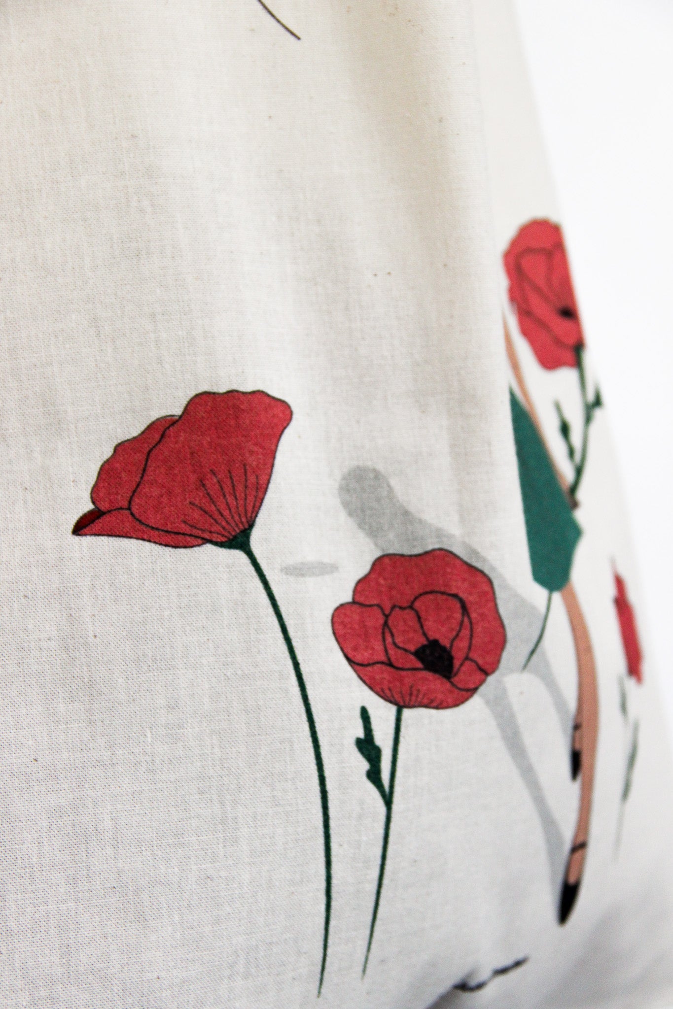 Le coquelicot (totebag 100% coton)