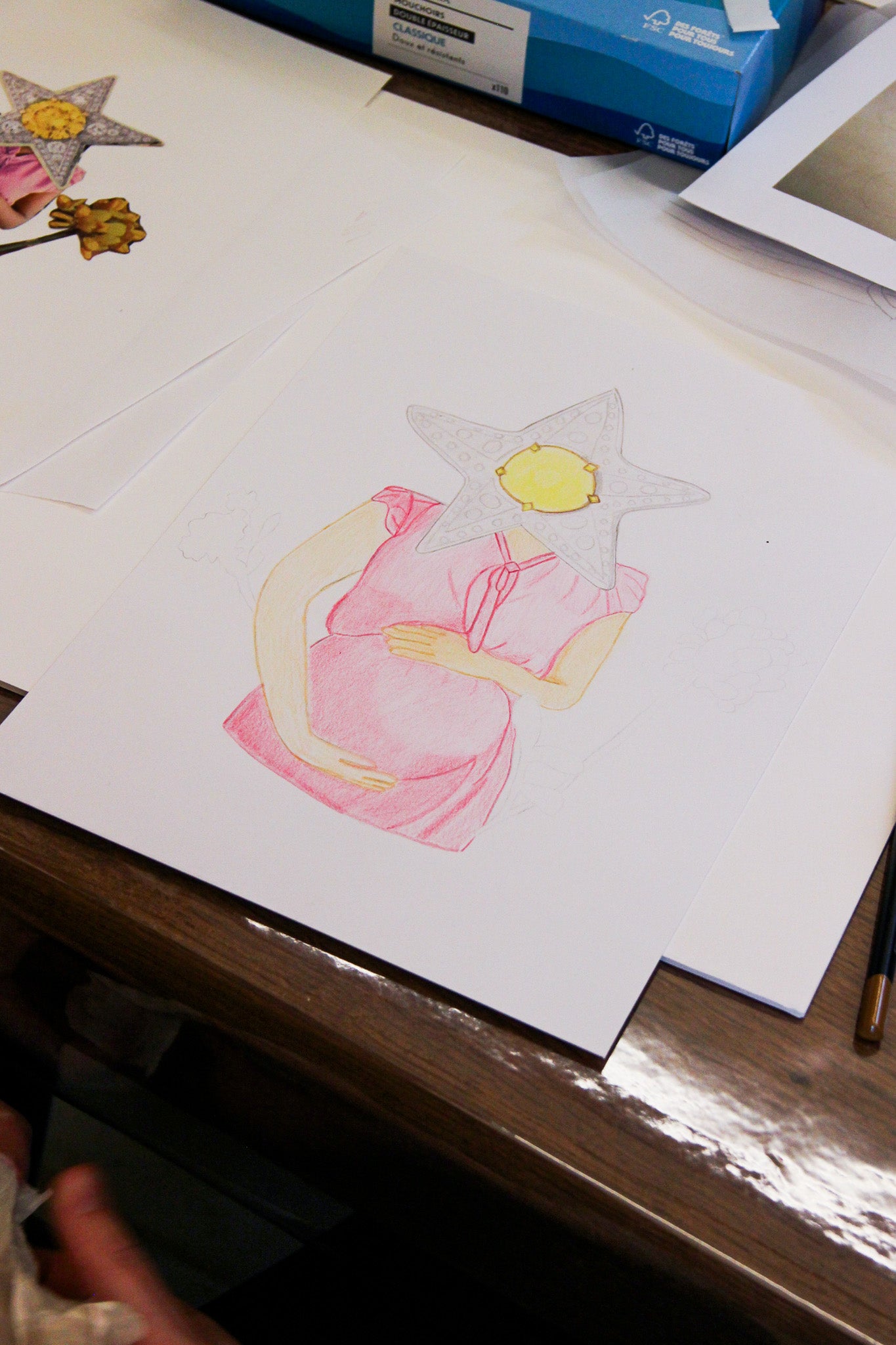 Atelier n°2 : Exploration aux crayons de couleurs (proche Reims, 51)