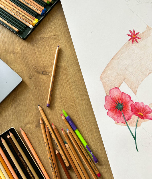 Atelier n°1 : Exploration aux crayons de couleurs